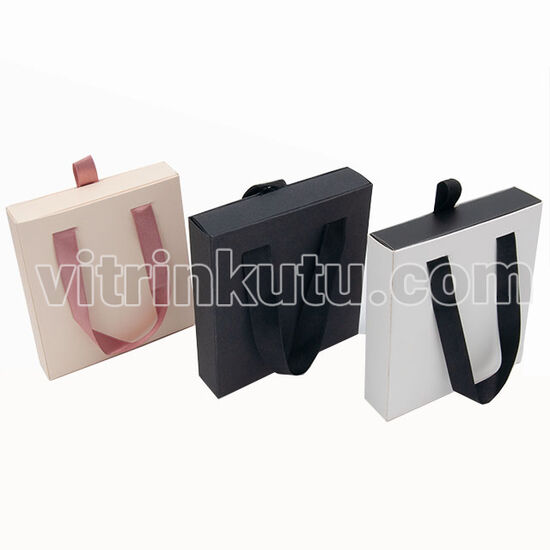 Karton 3 lü Set Süngerli Çekmeceli Çanta (10 lu)